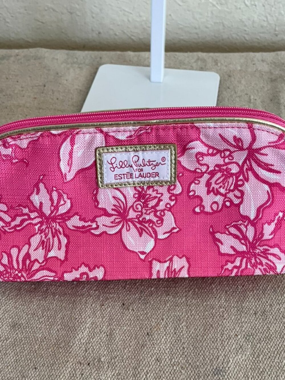Lily Pulitzer For Estee Lauder Make-up Travel Vacation Cosmetic Bag